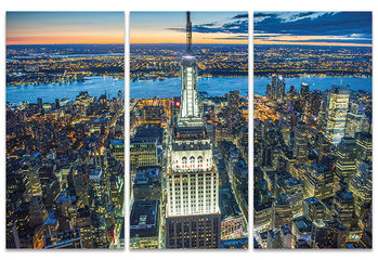 Jason Hawkes - Empire State Building at Night Tableau sur Toile