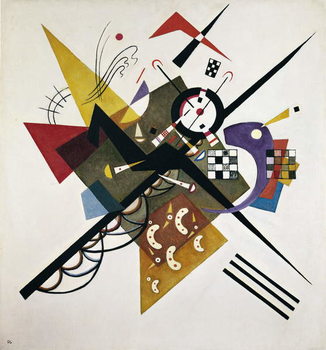On White II, 1923 Tableau sur Toile