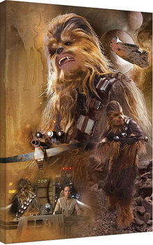Star Wars, épisode VII : Le Réveil de la Force - Chewbacca Art Tableau sur Toile