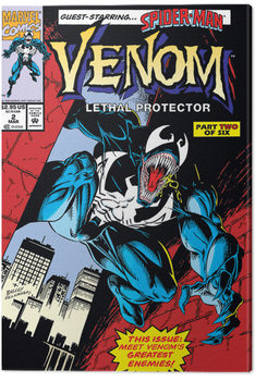 Venom - Lethal Protector Comic Cover Tableau sur Toile