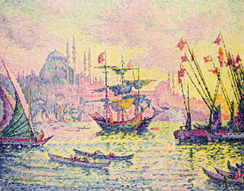 View of Constantinople, 1907 Tableau sur Toile