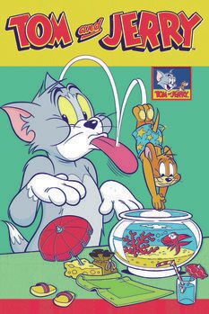 Tablou pe pânză Tom & Jerry - Comics Cover