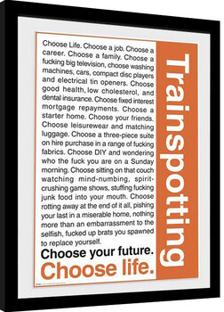 Gerahmte Poster Trainspotting - Quotes