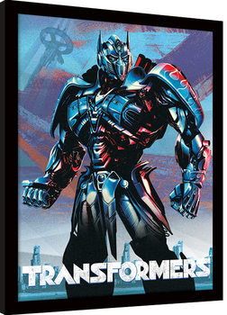 Poster enmarcado Transformers The Last Knight - Optimus
