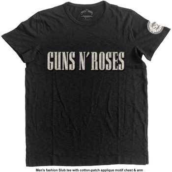 Tričko  Guns N Roses - LOGO & BULLET CIRCLE