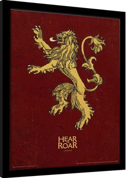 Keretezett poszter Trónok Harca - Lannister