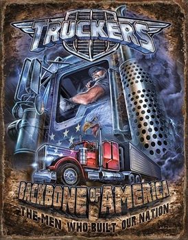 Truckers - Backbone Metalplanche