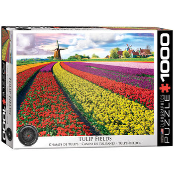 Pussel Tulip Fields Netherlands
