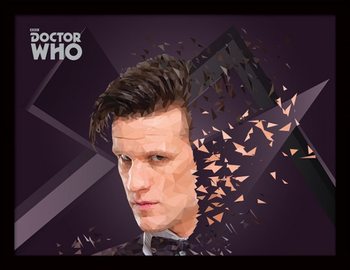 Doctor Who (Ki vagy, doki?) - 11th Doctor Geometric üveg keretes plakát