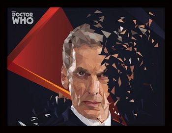 Doctor Who (Ki vagy, doki?) - 12th Doctor Geometric üveg keretes plakát