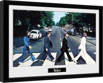 Keretezett Poszter The Beatles - Abbey Road
