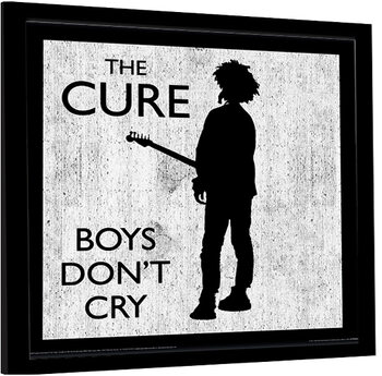 Keretezett Poszter The Cure - Boys Don‘t Cry