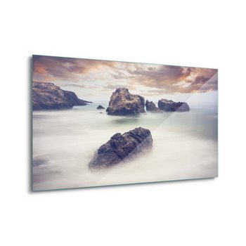 Üvegkép  Waves And Rocks