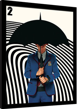 Poster enmarcado Umbrella Academy - Five