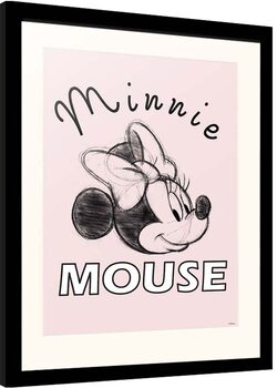 Uokvireni poster Disney - Minnie Mouse