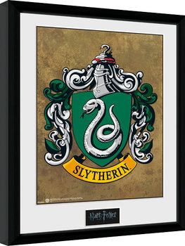 Uokvireni poster Harry Potter - Slytherin