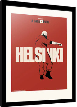 Uokvireni poster La Casa De Papel - Helsinki
