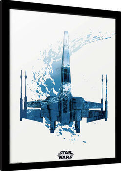 Uokvireni poster Star Wars: Episode IX - The Rise of Skywalker - X-Wing