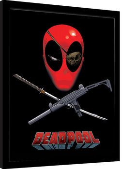 Uokvirjeni plakat Deadpool - Eye Patch