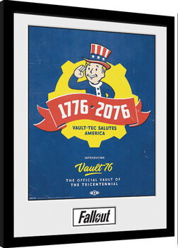 Uokvirjeni plakat Fallout - Tricentennial