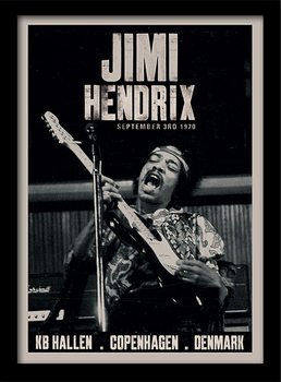  Jimi Hendrix - Copenhagen Uokvirjeni plakat