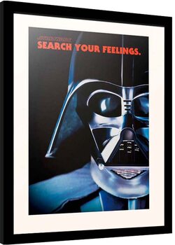 Uokvirjeni plakat Star Wars - Darth Vader Frase
