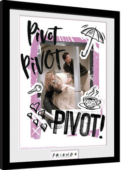 Inramad poster Vänner - Pivot