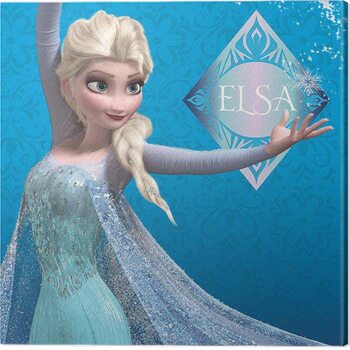 Vászonkép Frozen - Elsa Blue