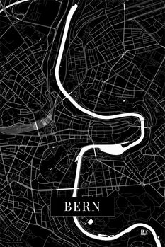 Vászonkép Bern black
