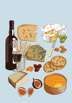 Vászonkép Cheese Board
