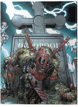 Vászonkép Deadpool - Grave