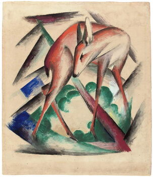 Vászonkép Deer, 1912