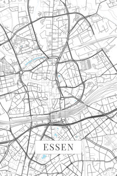 Vászonkép Essen white