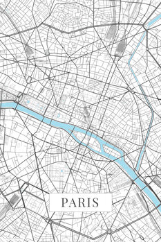 Vászonkép Paris white