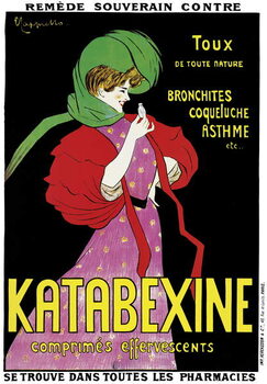 Vászonkép Poster advertising 'Katabexine' medicines