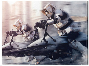 Vászonkép Star Wars: The Mandalorian - Troopers