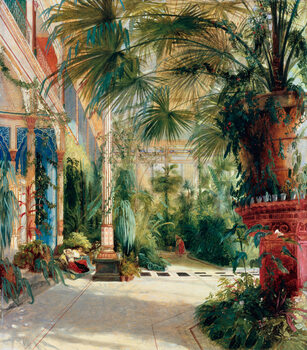 Vászonkép The Interior of the Palm House, 1832-1833