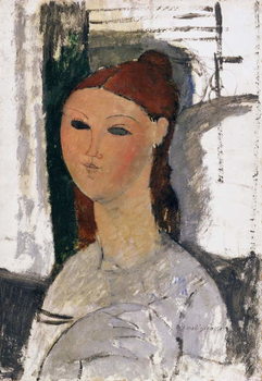 Vászonkép Young Woman, Seated, c.1915