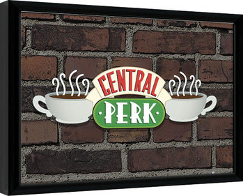 Indrammet plakat Venner - Central Perk Sign