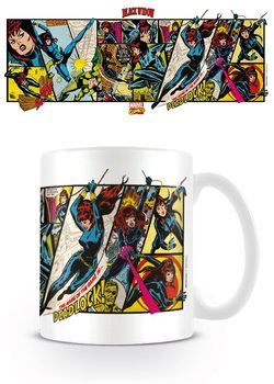 Marvel Retro - Black Widow Panels Skodelica