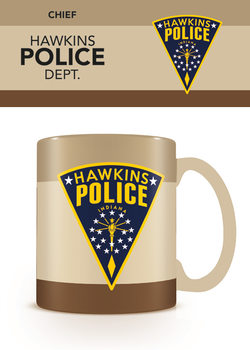 Stranger Things - Hawkins Police Skodelica
