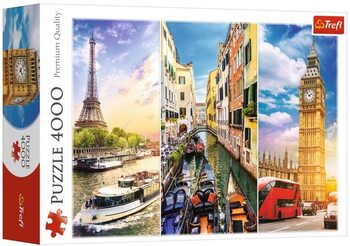 Puzzle Výlet po Evropě