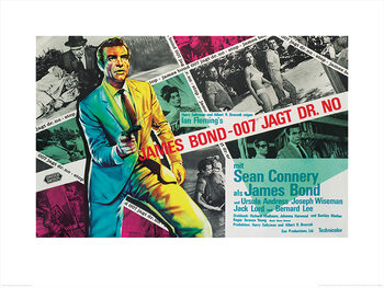 James Bond - Dr. No - Montage Art Print