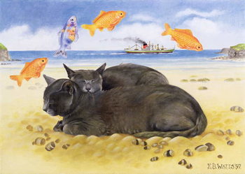 Wall Mural Fish Dreams, 1997