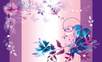 Wall Mural Floral Design