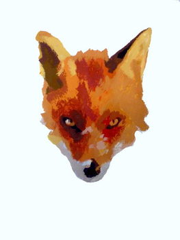 Wall Mural Fox face, 2013