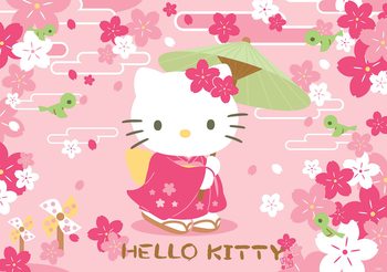 Wall Mural Hello Kitty