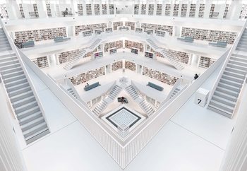 Wall Mural Modern Library