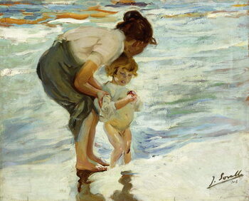 Wall Mural On the Beach, 1908