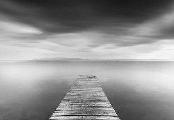 Wall Mural Pier With Slippers